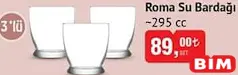 LAV ROMA SU BARDAĞI 3'LÜ 295 CC LAV ROMA SU BARDAĞI 3'LÜ 295 CC